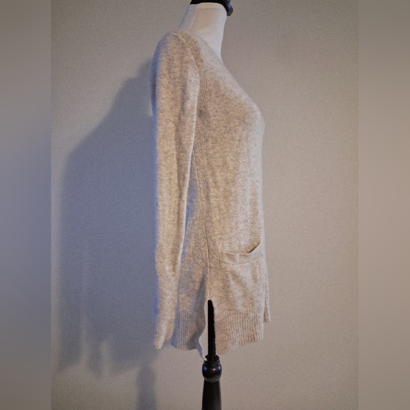 J. Crew V-Neck Sweater with Pockets - Picture 3 of 12